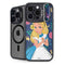 Disney Alice in Wonderland (animated) Floral Print iPhone 16 Pro Kickstand Case